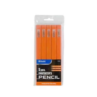 BAZIC Carpenters Pencil 5Pack