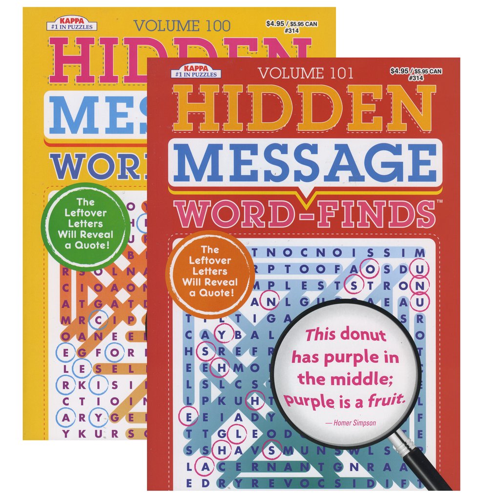 Bazic KAPPA Hidden Message Word Finds Book - Dyon Center N.V.
