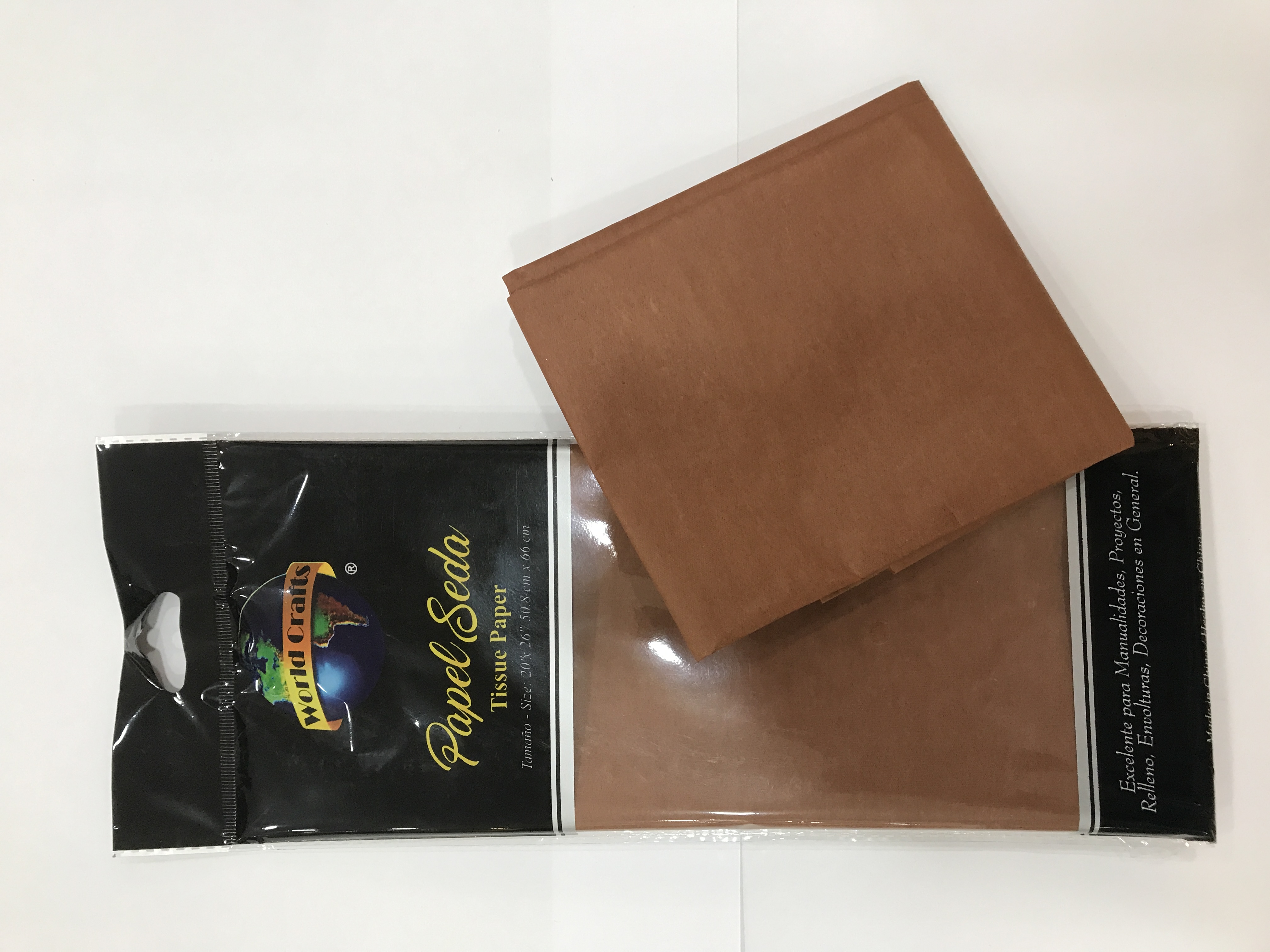 Crafts Tissue Paper Brown, 20" x 26" / 50.8cm x 66cm Dyon Center N.V.