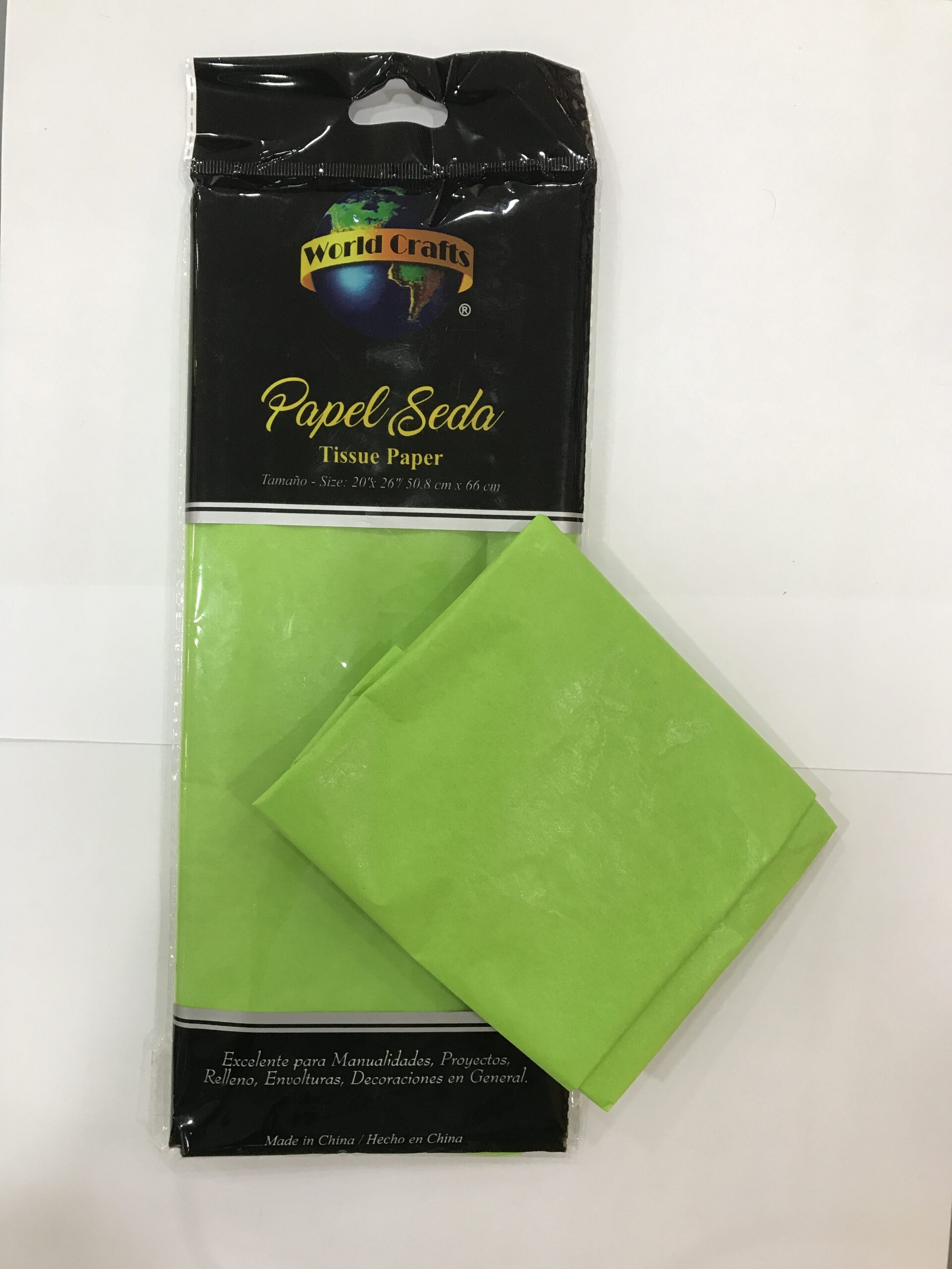 Events and Crafts  Tissue Paper Sheets 6 Feet Apple Green