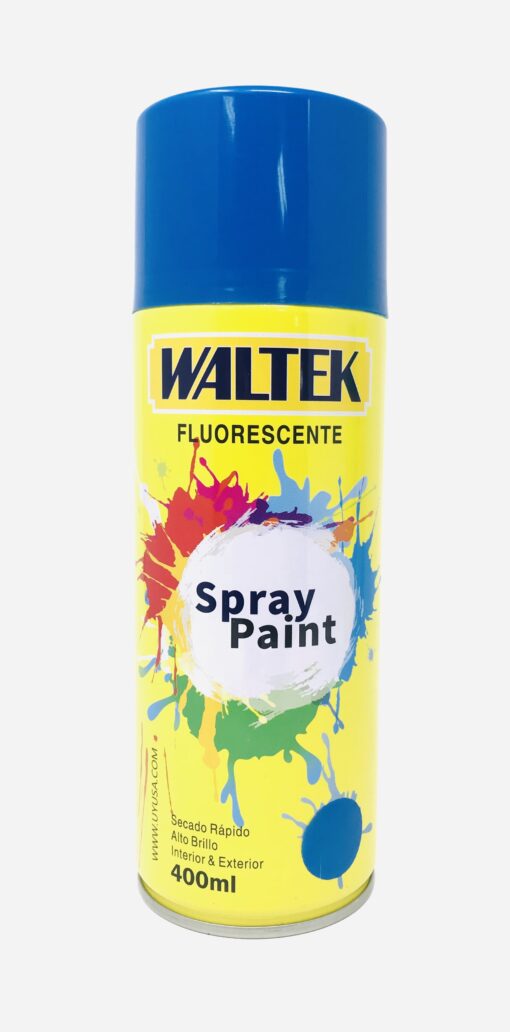 WALTEK Flourescent Blue Spray Paint (400ml) Dyon Center N.V.