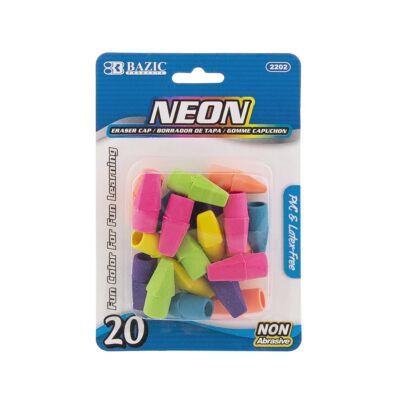 2202 Neon Eraser Top 20Pack