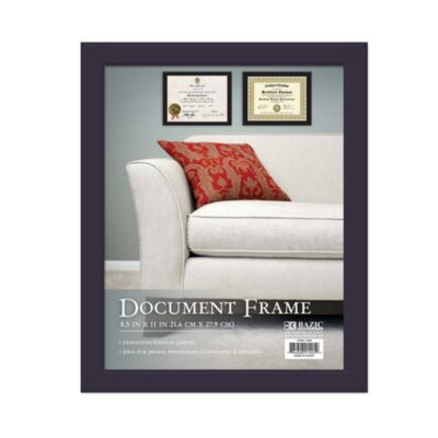 8.522 x 11 22 Multipurpose Document Frame with Glass Cover