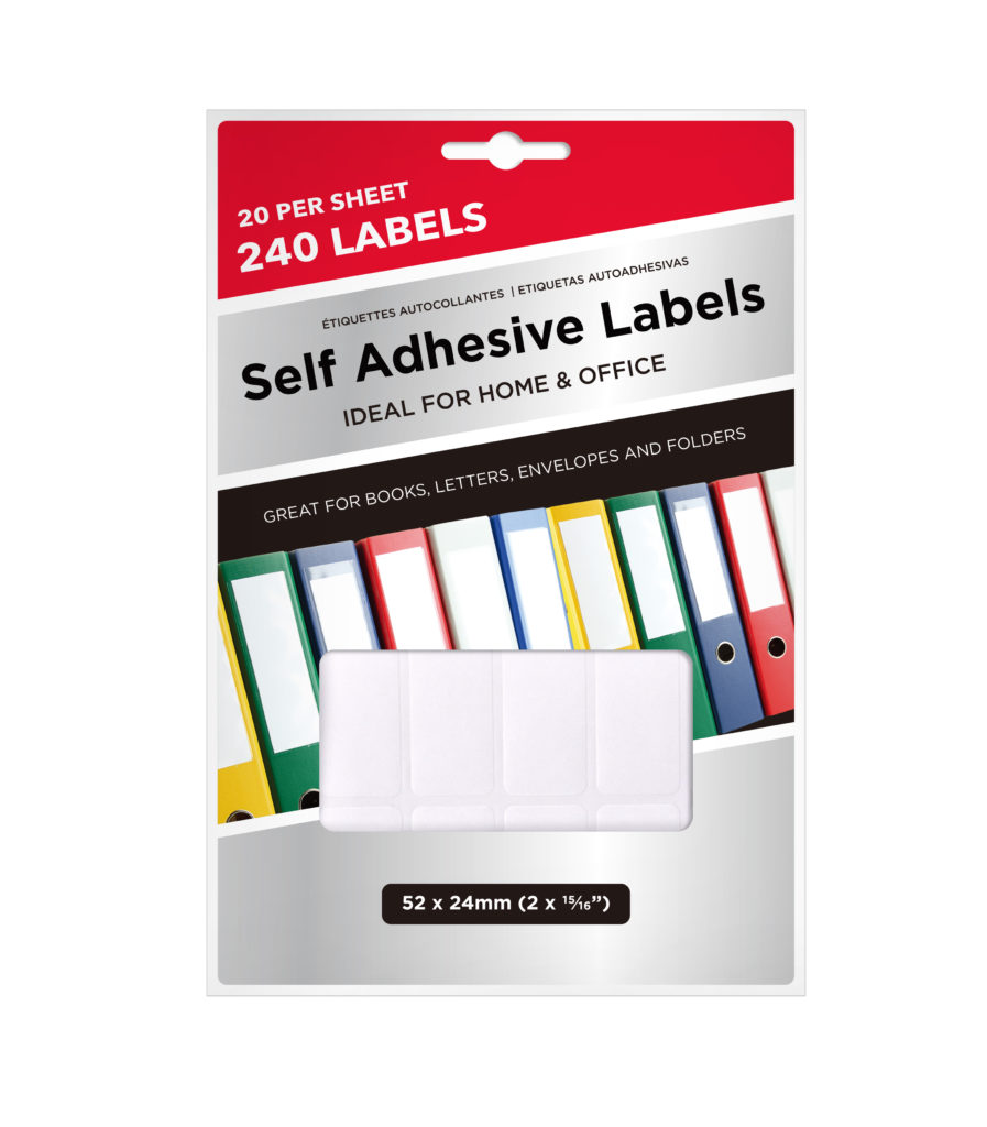 Ubl Self Adhesive Labels 240pck Dyon Center Nv