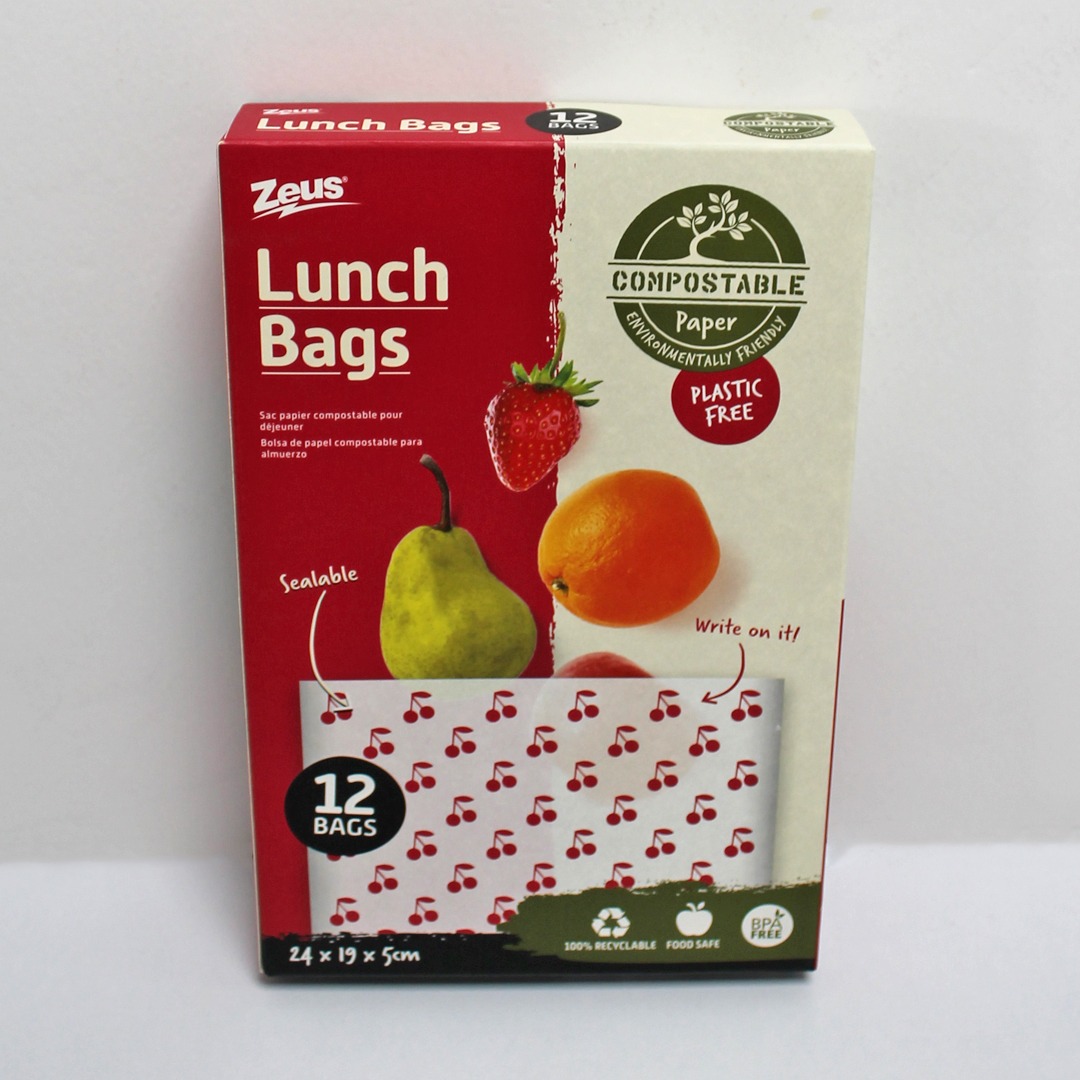 red paper lunch bolsas