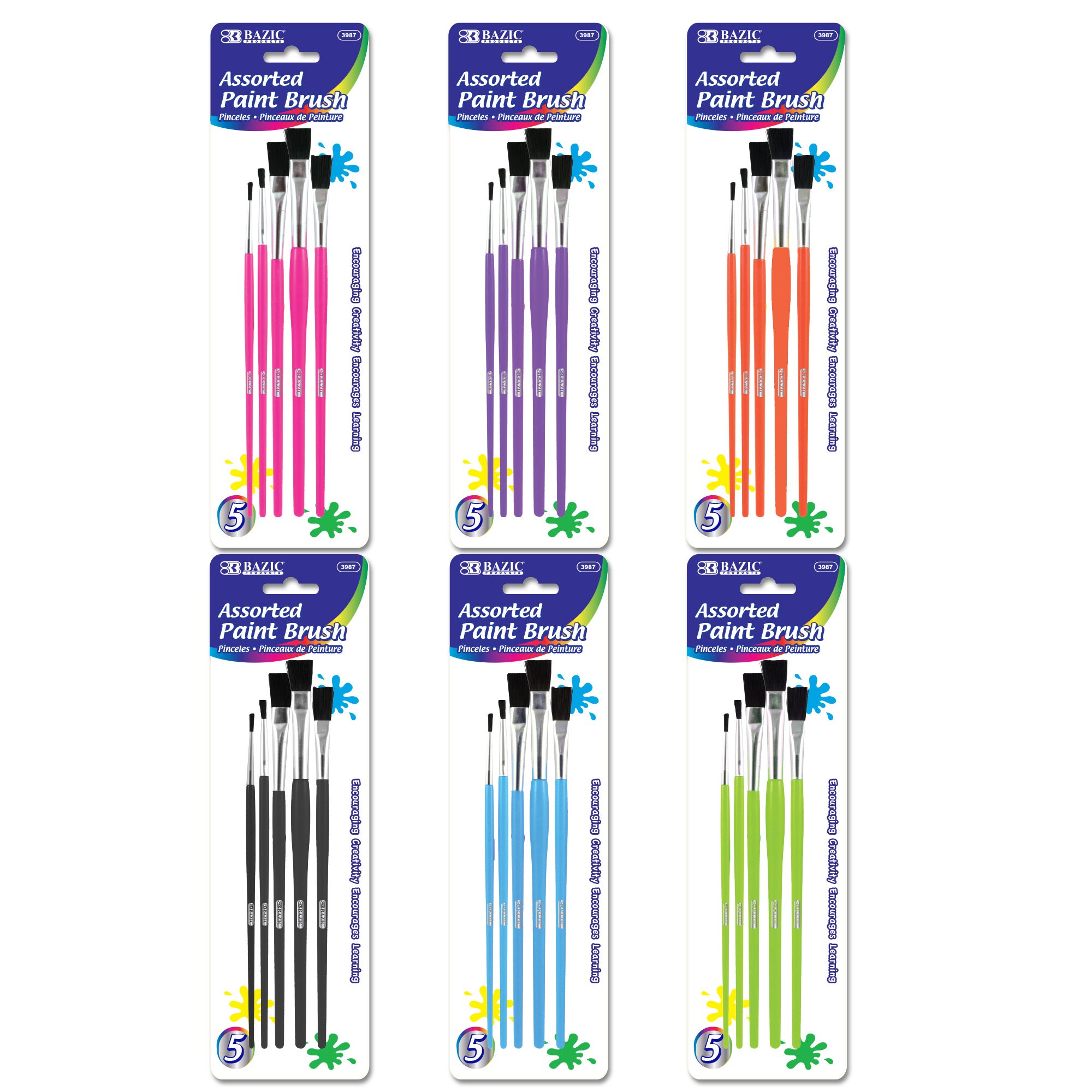 Assorted Size Kid's Paint Brush Set (5PCS) Dyon Center N.V.