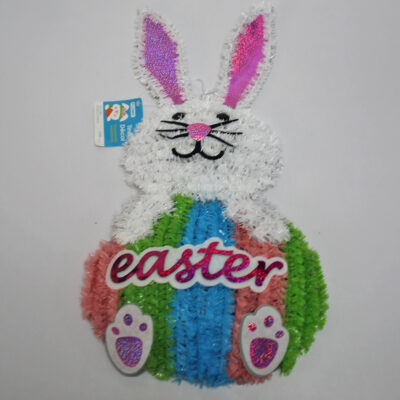 Easter Bunny Tinsel Decor ET970 4.60