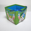 Green Jumbo Pail With Ribbon ET971 8in.x7.25in.x7in. 5.20