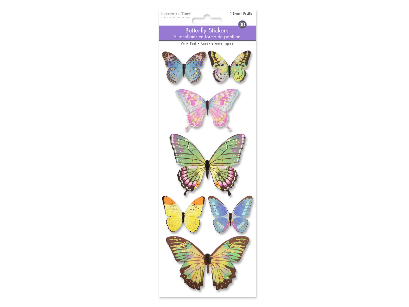 Paper Craft Sticker 3D Butterflies - Dyon Center N.V.