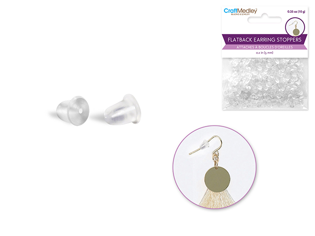 Flatback Earring Back/Stopper (200PCS) - Dyon Center N.V.